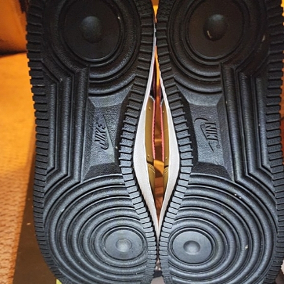 🔥🔥 Nike Air Force 1 High '07, Brown/Red/Grey/Denim, Size US10.5 🔥🔥 - Picture 8 of 8